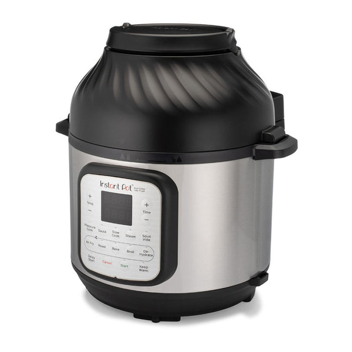 КОМБИНИРАН MULTICOOKER INSTANT POT DUO CRISP + AIR FRYER 8L ,ХЕРМЕТИЧЕН, 2 КАПАКА ТАЙМЕР, КОМБИНИРАН