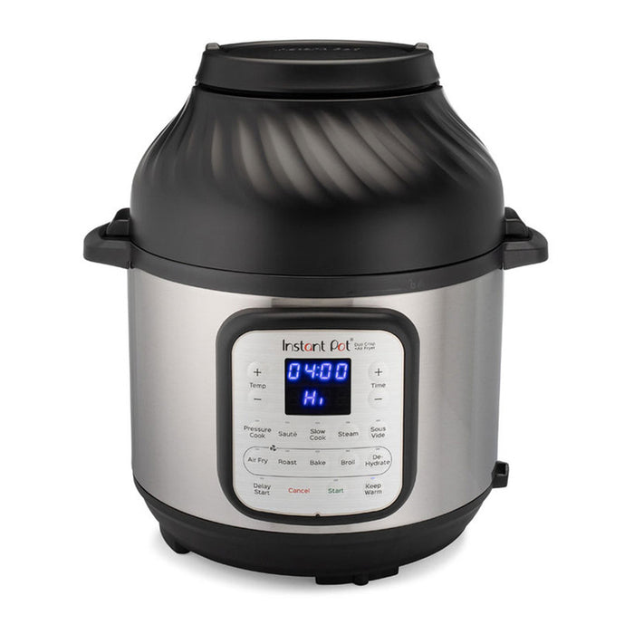 КОМБИНИРАН MULTICOOKER INSTANT POT DUO CRISP + AIR FRYER 8L ,ХЕРМЕТИЧЕН, 2 КАПАКА ТАЙМЕР, КОМБИНИРАН