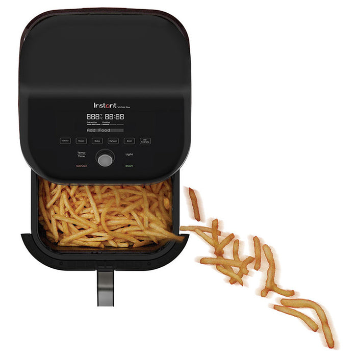 Уред за здравословно готвене INSTANT VORTEX PLUS CLEARCOOK & ODOURERASE 5.7 L , ИНОКС, ФИЛТЪР, С ПРОЗОРЕЦ