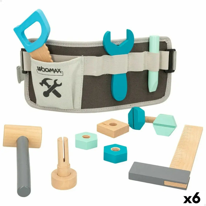 Инструменти за играчки Woomax 12 Части 31 x 14 x 2,5 cm 6