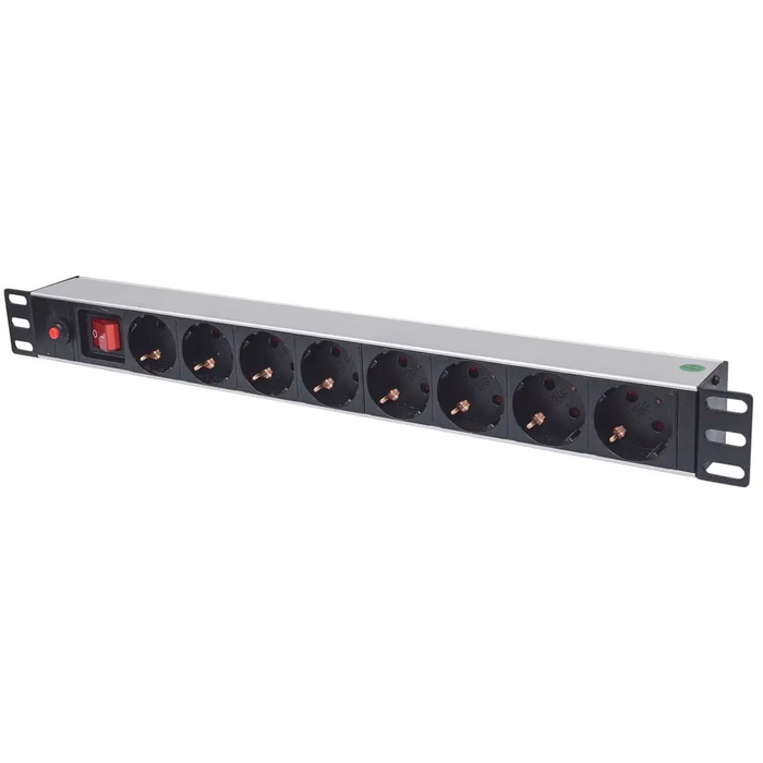 Intellinet 19’’ 1U Rackmount 8-way захранващ разклонител