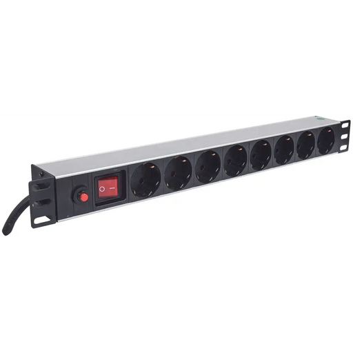 Intellinet 19’’ 1U Rackmount 8-way захранващ разклонител