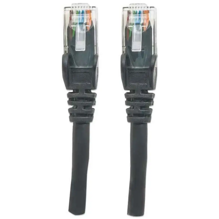 Intellinet Network Patch Cable Cat6 3m черен CCA U/UTP PVC
