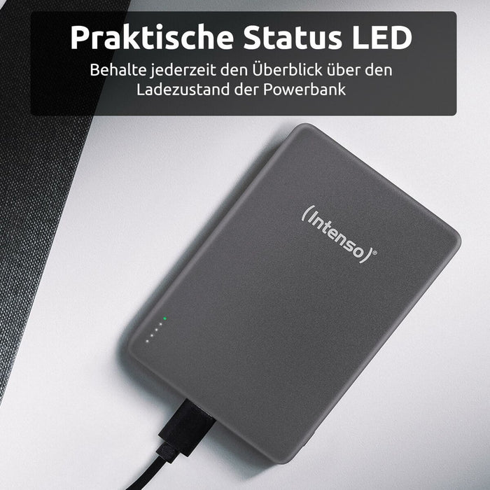 Преносима батерия Powerbank INTENSO 7344034 Сив 50 W 10000 mAh