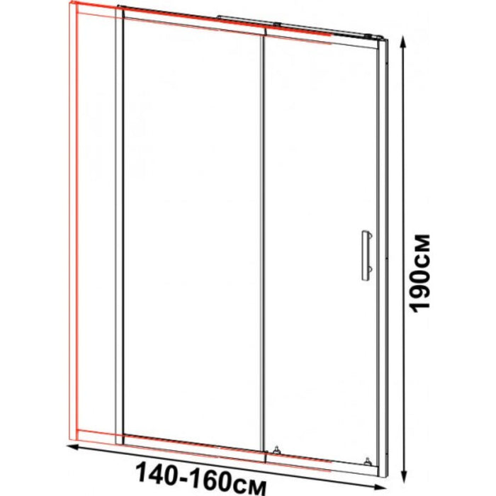 ПРЕГРАДЕН ПАРАВАН 140-160X190 МАТ IC