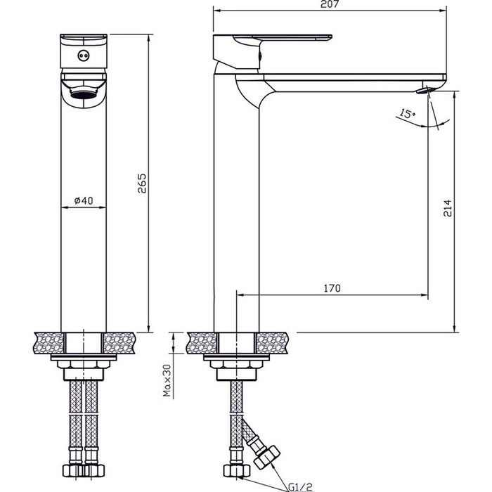 СМЕСИТЕЛ INTER CERAMIC 1180505