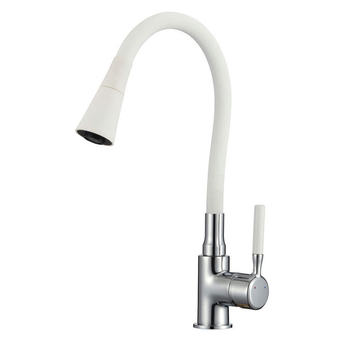 СМЕСИТЕЛ ЗА КУХНЯ INTER CERAMIC HAVANA БЯЛ
