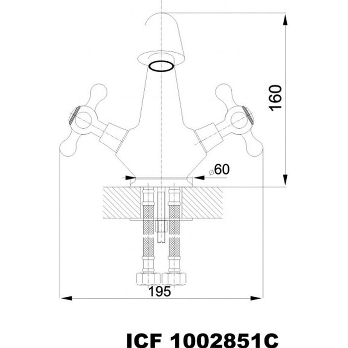 СМЕСИТЕЛ INTER CERAMIC РЕТРО