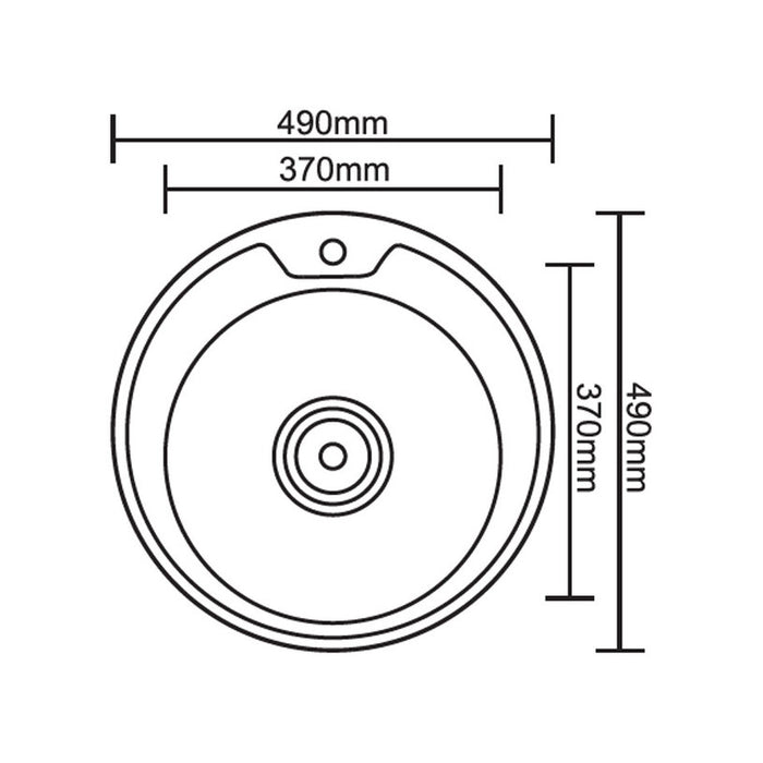 КУХНЕНСКА МИВКА INTER CERAMIC ICK4949 49Х16 СМ.