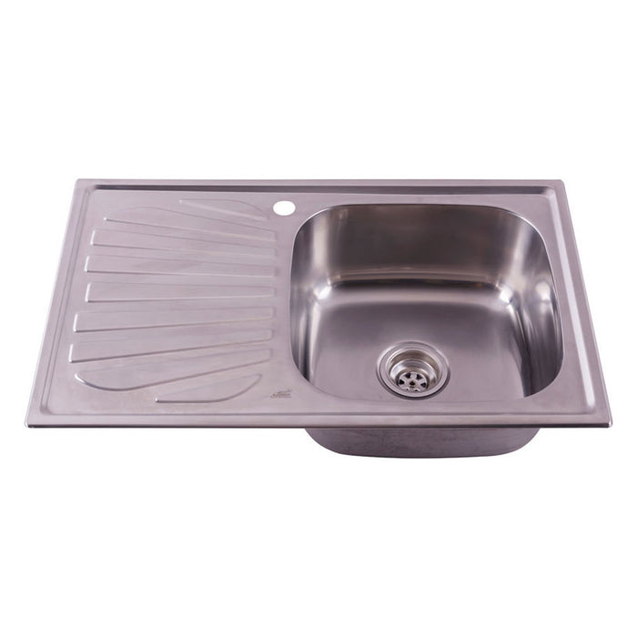 КУХНЕНСКА МИВКА INTER CERAMIC 8022L ТЕМПИКО ЛЯВА 80Х50Х22 СМ