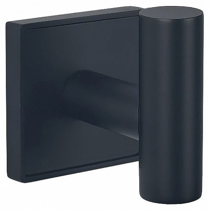 Единична закачалка за стена Inter Ceramic - Modena, 3850BM, черен мат