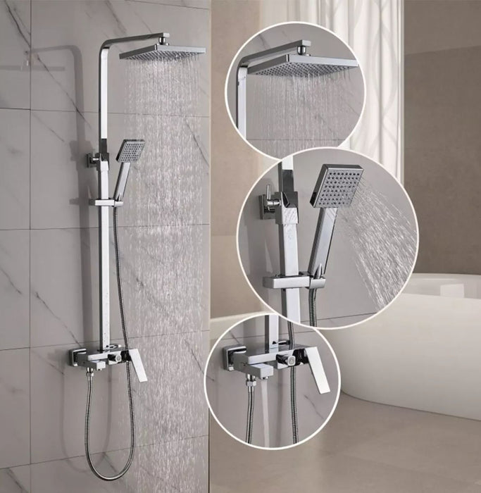 Душ система Inter Ceramic - Елинор, 6891, сребриста
