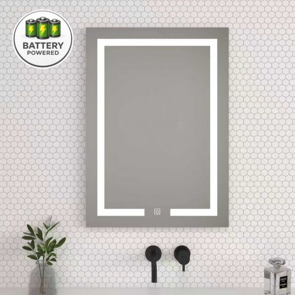 LED огледало Inter Ceramic - Alda, 1972, 50 x 70 cm, на батерии