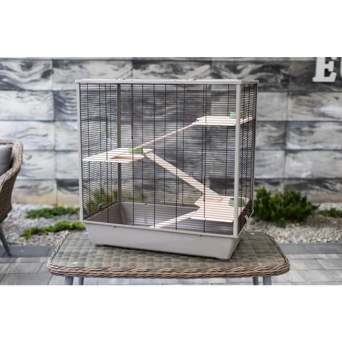 INTER-ZOO Diego Wood Japandi - клетка за гризачи - 78 x 48