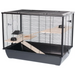 INTER-ZOO Hugo Wood black - клетка за гризачи - 78 x 48 x
