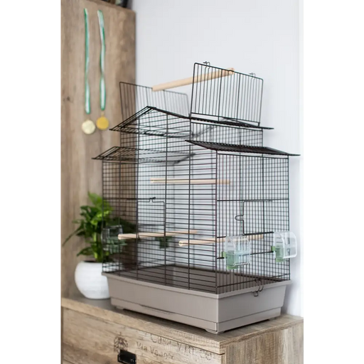 INTER-ZOO Iza 3 Japandi - клетка за птици - 58,5 x 38 x 65