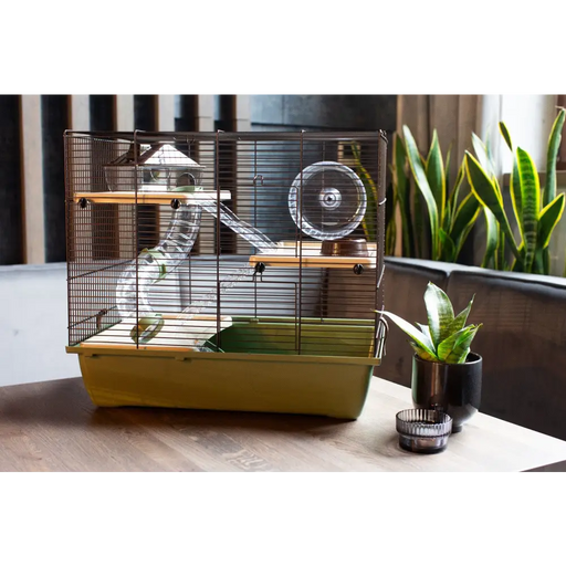 INTER-ZOO Pinky 3 Japandi - клетка за гризачи - 50 x 33 x