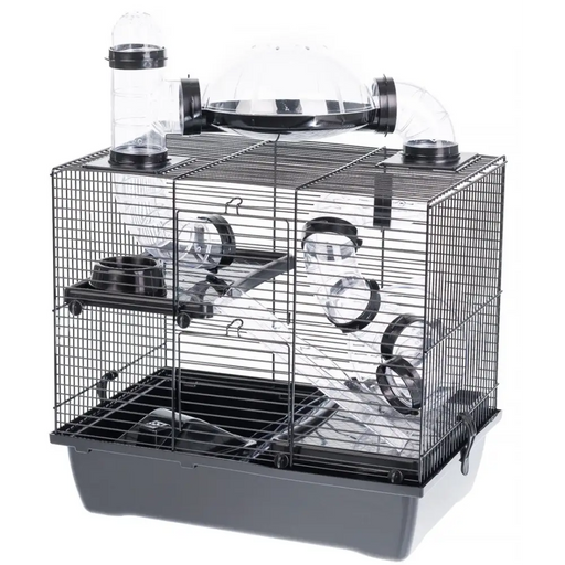 INTER-ZOO Rocky + Terrace black - клетка за хамстер