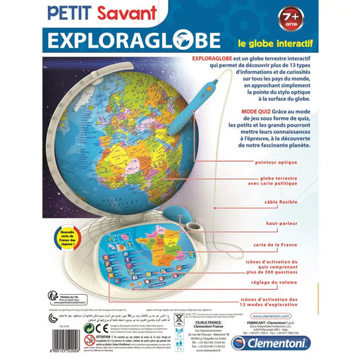 Интерактивен Глобус Clementoni Пластмаса FR