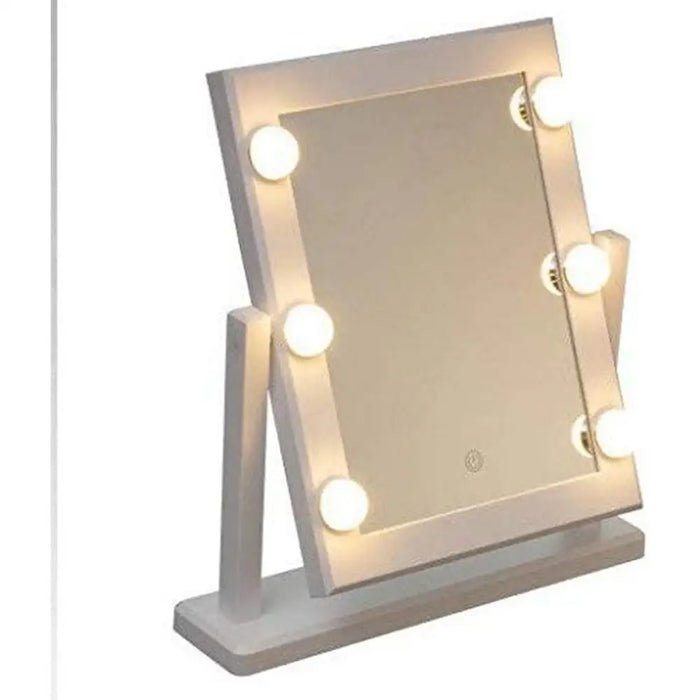 Интерактивно LED Огледало за Маса 5five Hollywood Бял 37 x