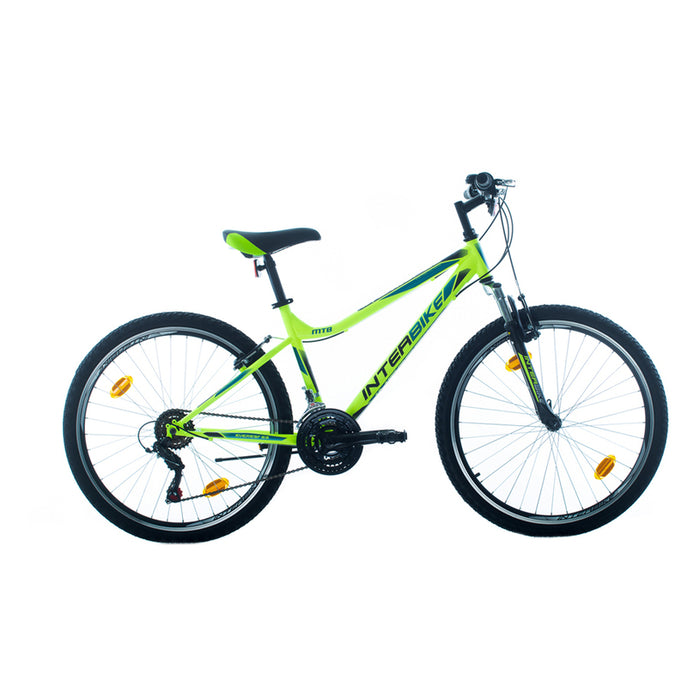 Велосипед INTERBIKE EVEREST 26" NEON GR MAT СКОРОСТИ 18, 18 СКОРОСТИ, РАМКА СТОМАНЕНА