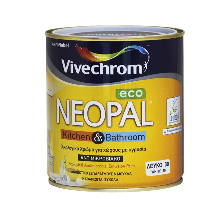 ИНТЕРИОРНА БОЯ БЯЛА 0.75 L NEOPAL KITCHEN&BATHROOM VIVECHROM