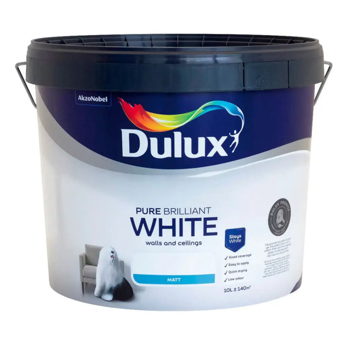 ИНТЕРИОРНА БОЯ PURE BRILLIANT WHITE MATT DULUX