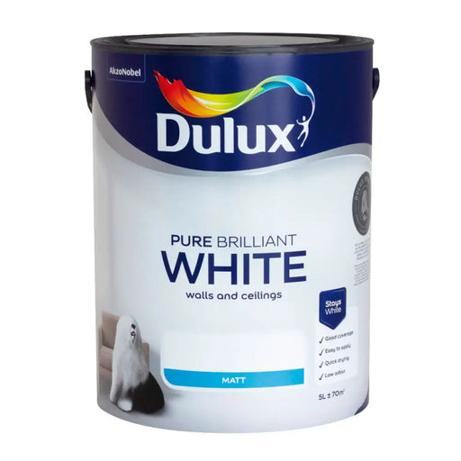 ИНТЕРИОРНА БОЯ PURE BRILLIANT WHITE MATT DULUX