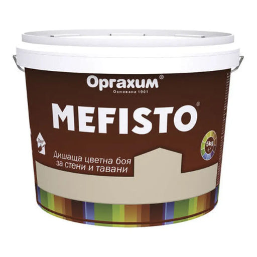 ИНТЕРИОРНА БОЯ ЦВЯТ ПРАСКОВА 5 KG MEFISTO