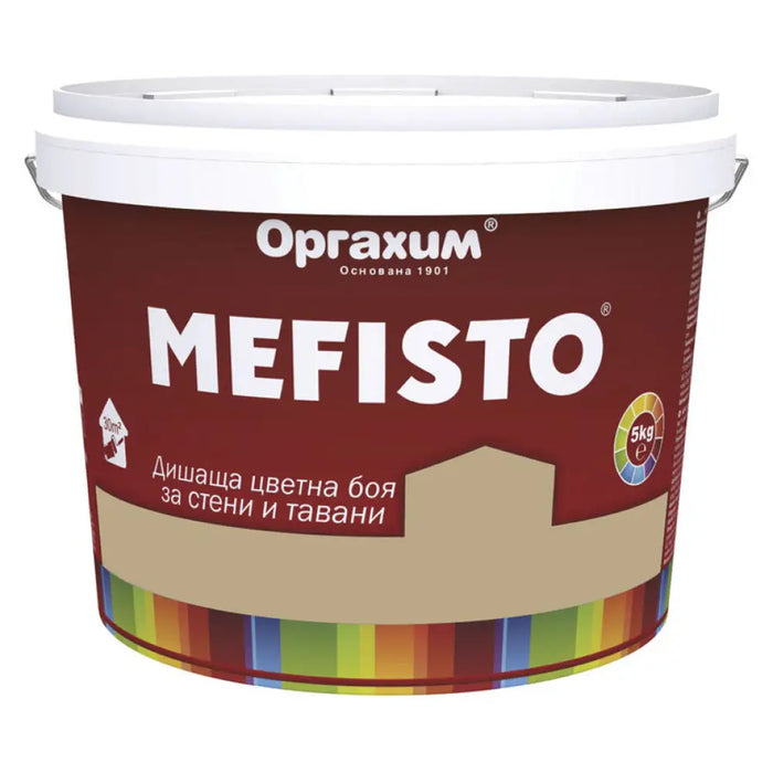 ИНТЕРИОРНА БОЯ ЦВЯТ КРЕМА 5 KG MEFISTO
