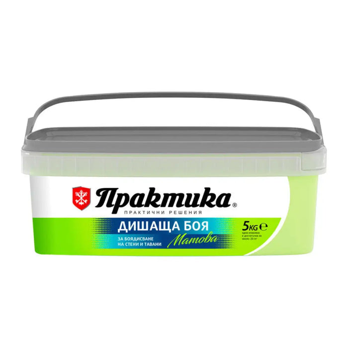 ИНТЕРИОРНА БОЯ ЦВЯТ ЯБЪЛКА 5 KG PRAKTIKA