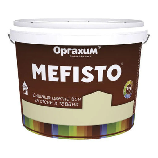 ИНТЕРИОРНА БОЯ ЦВЯТ БАНАН 5 KG MEFISTO