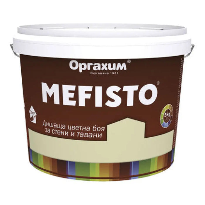 ИНТЕРИОРНА БОЯ ЦВЯТ БАНАН 5 KG MEFISTO