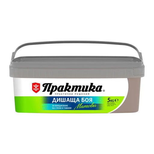 ИНТЕРИОРНА БОЯ ЦВЯТ КАКАО 5 KG PRAKTIKA