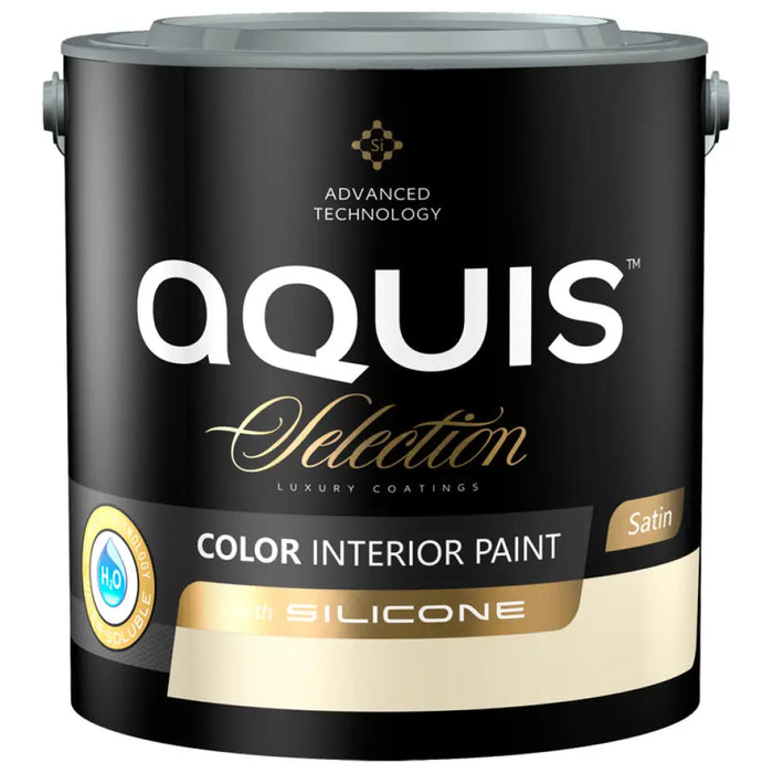 ИНТЕРИОРНА БОЯ СЪС СИЛИКОН ВАНИЛОВ КРЕМ 2.5 L AQUIS