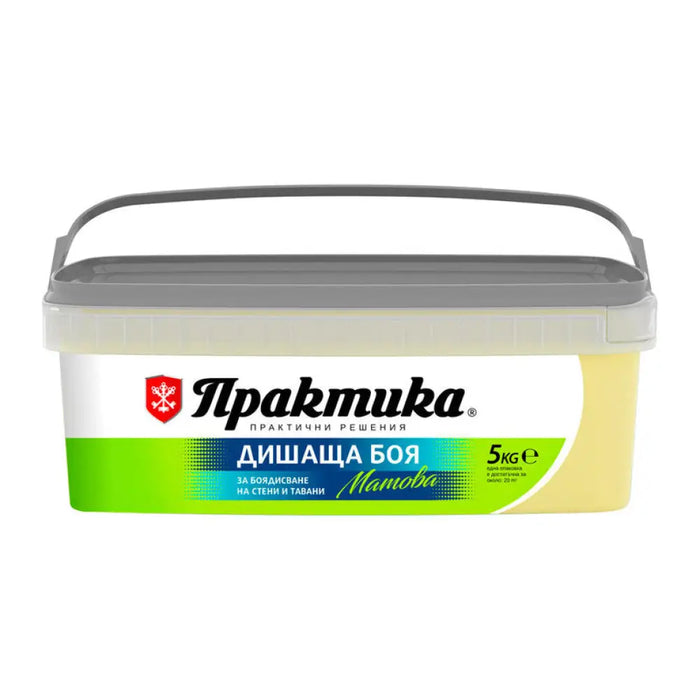 ИНТЕРИОРНА БОЯ ЦВЯТ АНАНАС 5 KG PRAKTIKA