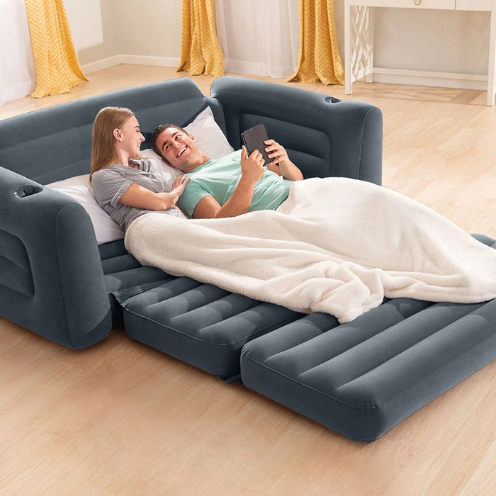 НАДУВАЕМ ДИВАН 203X224X66CM INTEX 66552NP