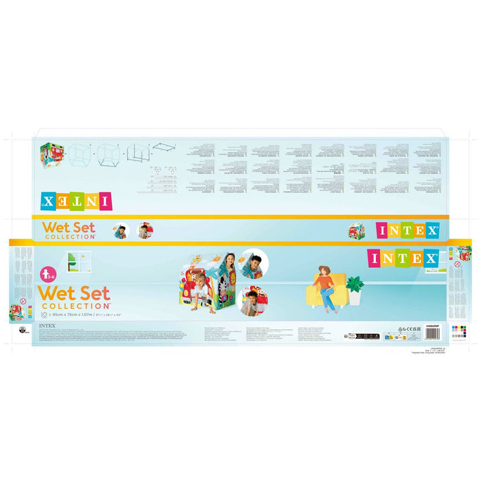 Детска къща за игра Intex Замък 95 x 107 x 75 cm (6 броя)