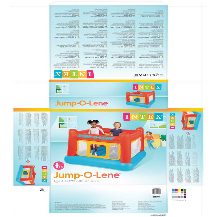 Надуваем замък Intex Jump-O-Lene