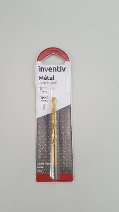 СВРЕДЛО МЕТАЛ HSS-TIN Ф6.5 INVENTIV