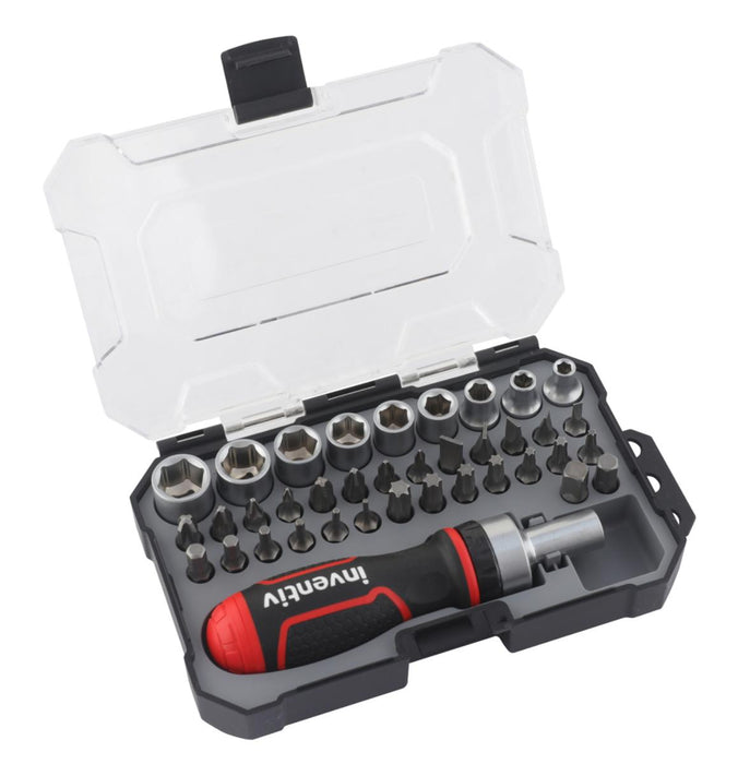 КОМПЛЕКТ БИТОВЕ С ОТВЕРТКА 38Ч. INVENTIV