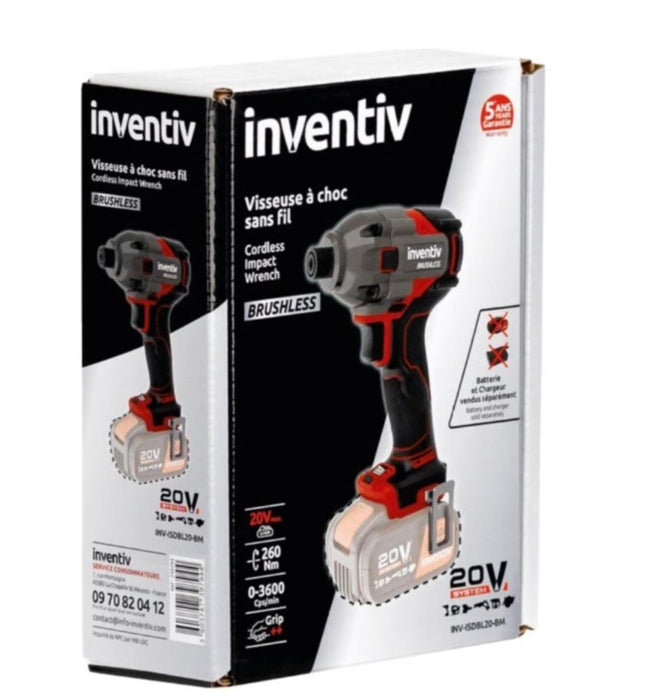 АКУМУЛАТОРЕН ВИНТОВЕРТ 20V INVENTIV 230N
