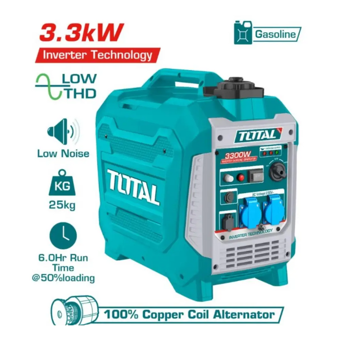 ИНВЕРТОРЕН БЕНЗИНОВ ГЕНЕРАТОР TOTAL