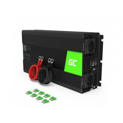 Инвертор GREEN CELL 12/220V DC/AC 1500W/3000W Чиста