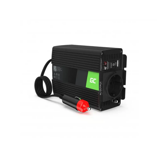 Инвертор GREEN CELL 12/220V DC/AC 150W/300W Чиста синусоида