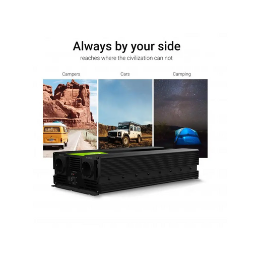 Инвертор GREEN CELL 12/220V DC/AC 3000W/6000W Модифицирана