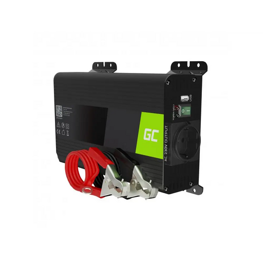 Инвертор GREEN CELL 12V 300W/600W Pure Sine Wave