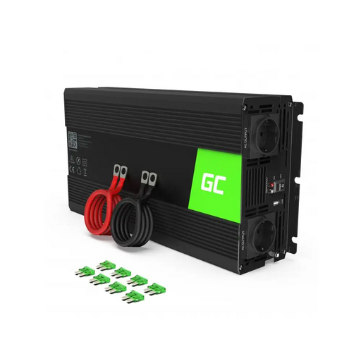 Инвертор GREEN CELL 24V/1500W чиста синусоида