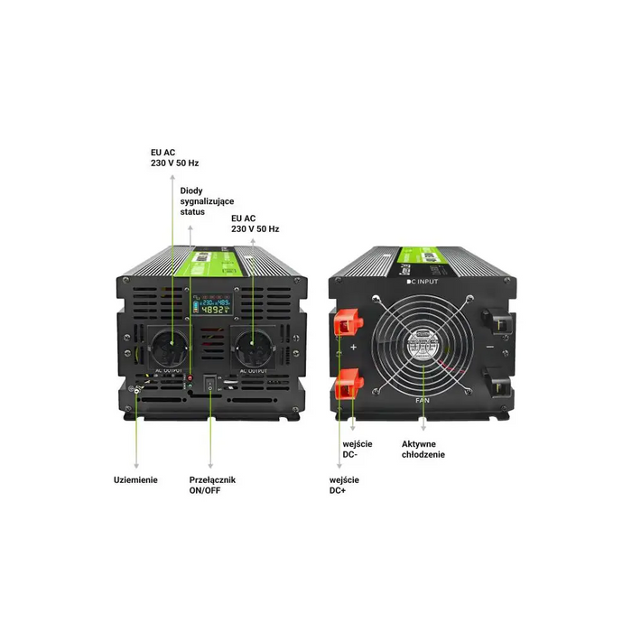 Инвертор GREEN CELL 48/220V DC/AC