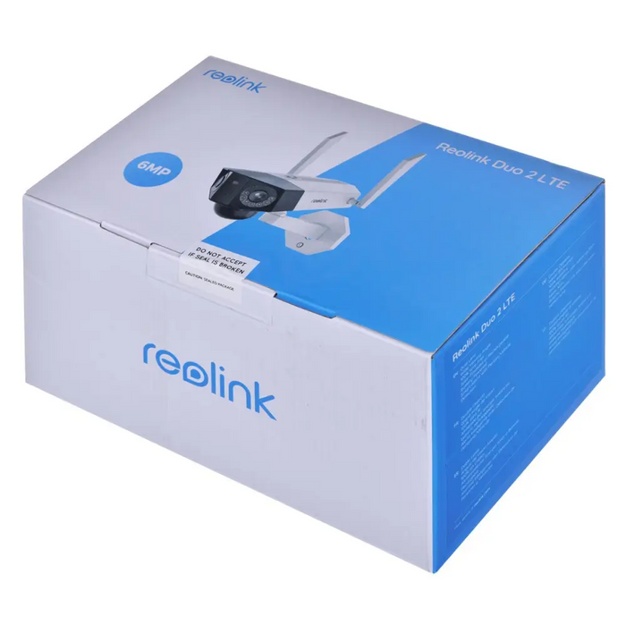 IP камера REOLINK DUO 2 LTE с двоен обектив Бяла